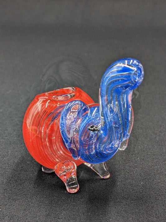 3" Elephant Glass Bowl Pipe 04