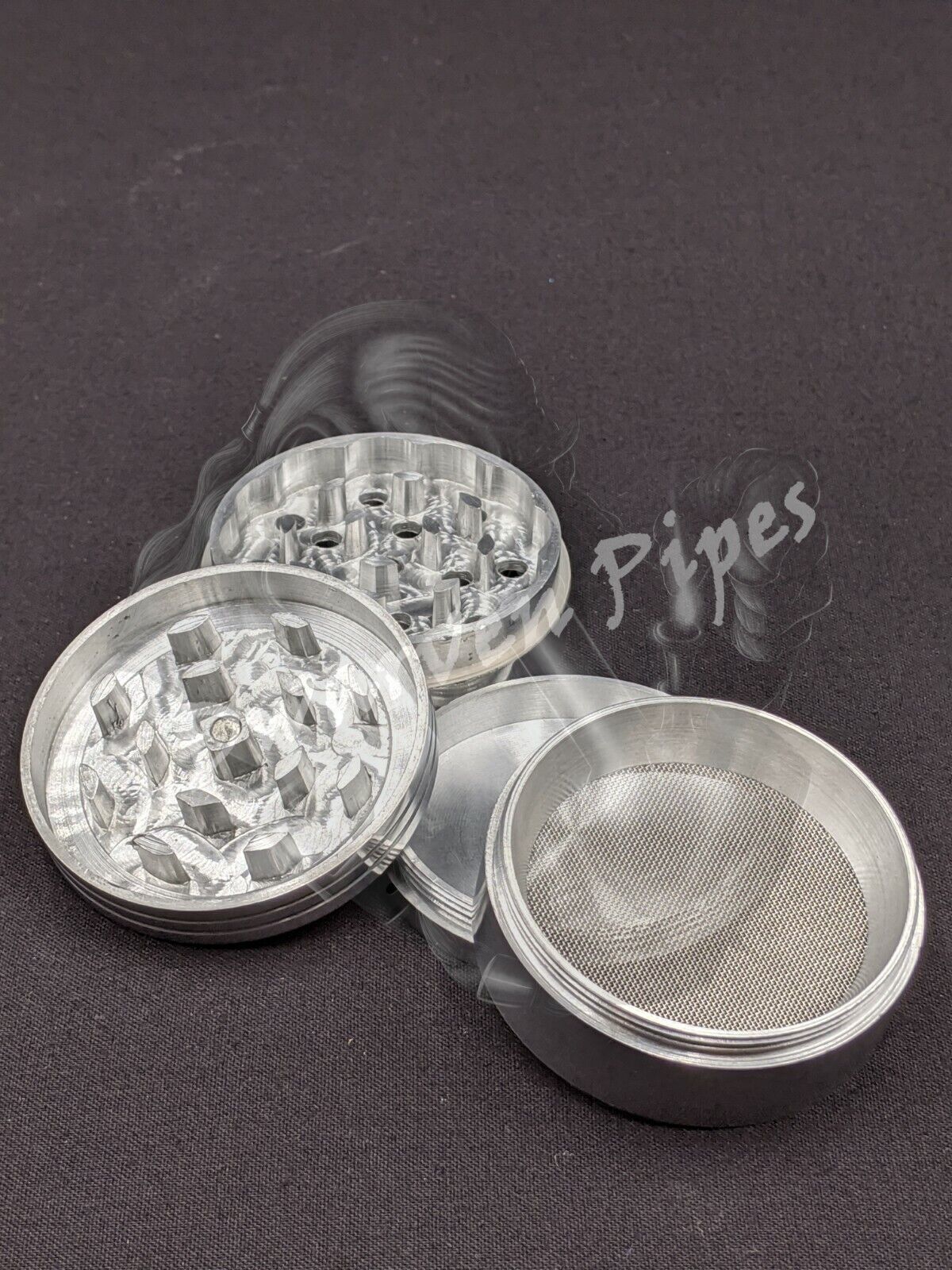56MM Metal Grinder 4 Piece Set Sun & Moon