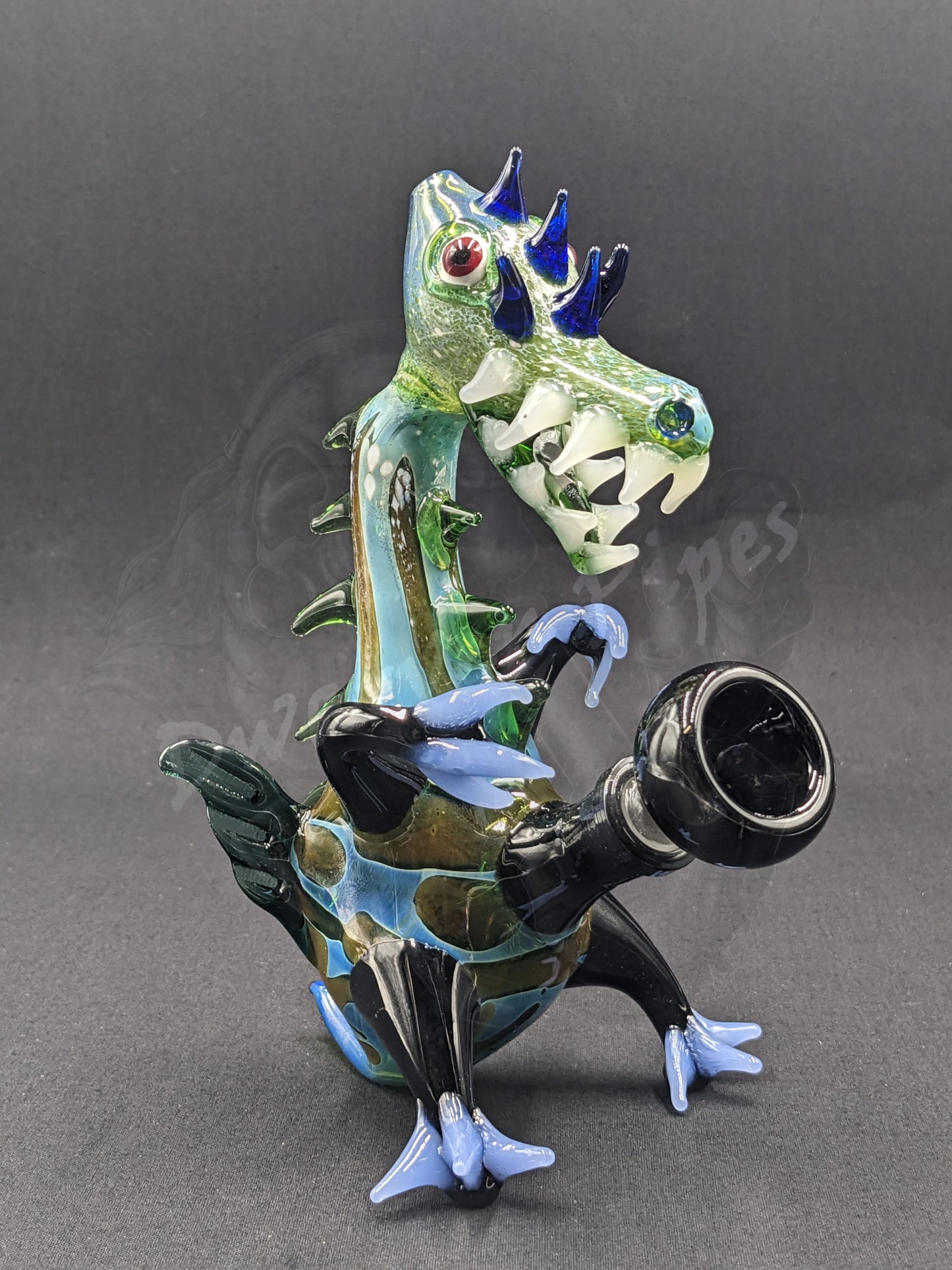 6.5" Glass Water Pipe Bong Monster Collection 10