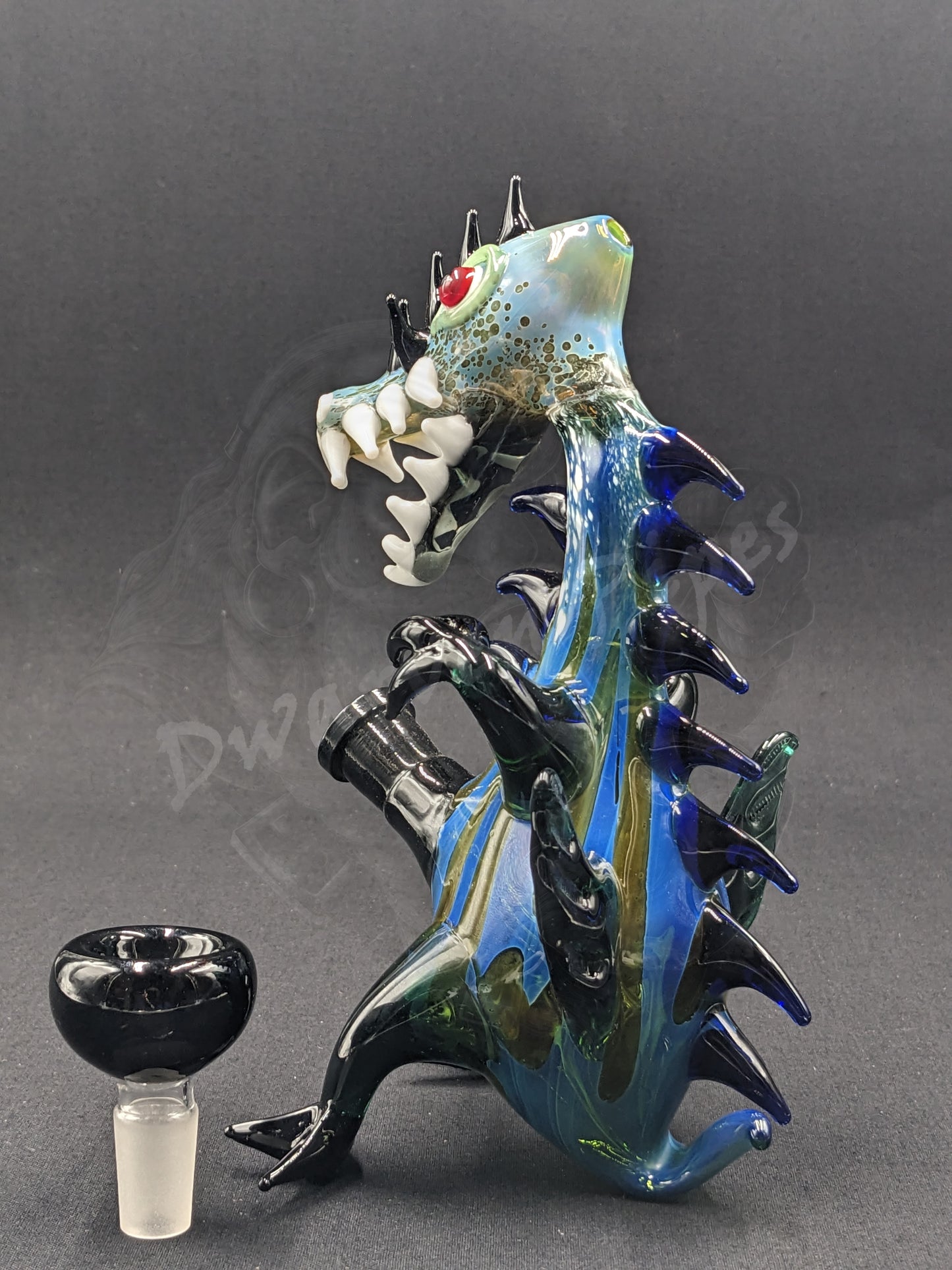 6.5" Glass Water Pipe Bong Monster Collection 37