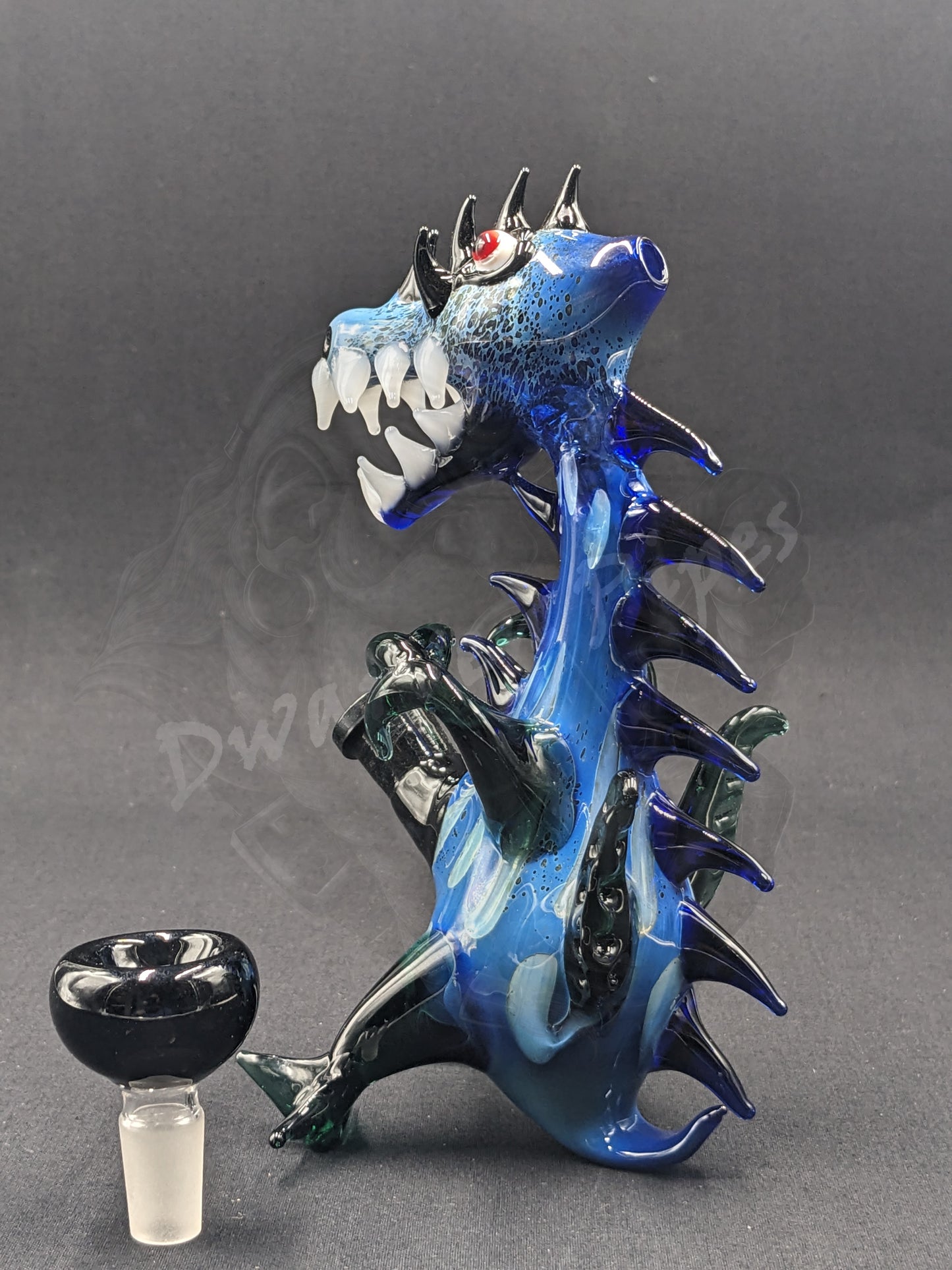 6.5" Glass Water Pipe Bong Monster Collection 54