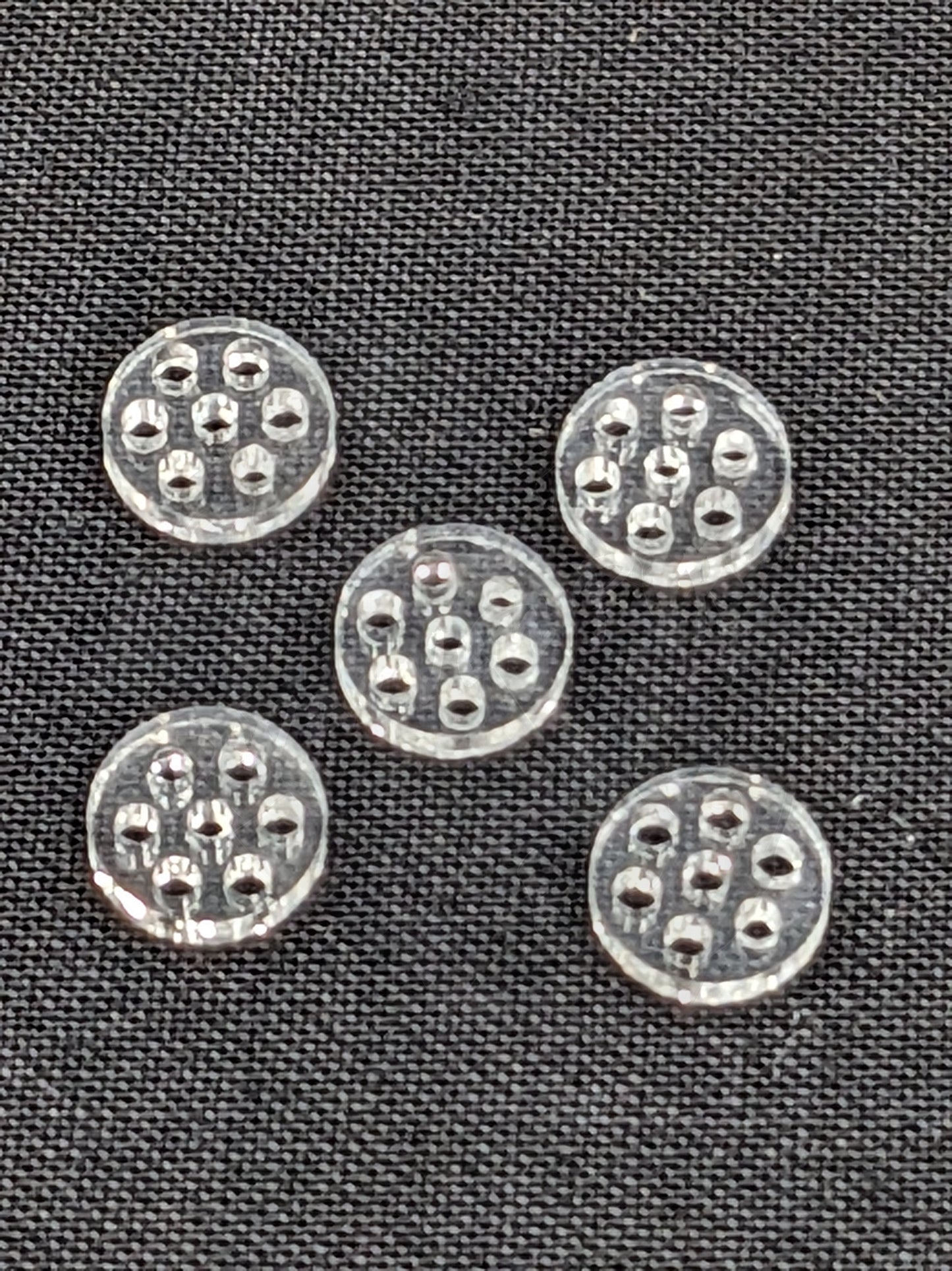 10X Honeycomb Glass Screens with 7 holes - 8mm