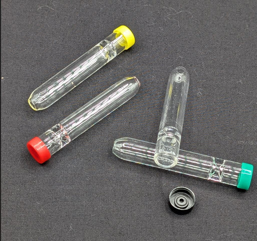 2 Pack: 2.75" Glass One Hitter With Cap