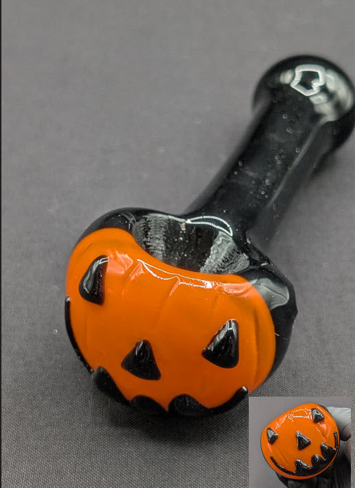 5" Glass Spoon Pumpkin