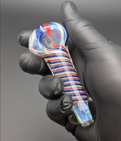 2 Pack of 3"-4" Glass Spoon Pipes