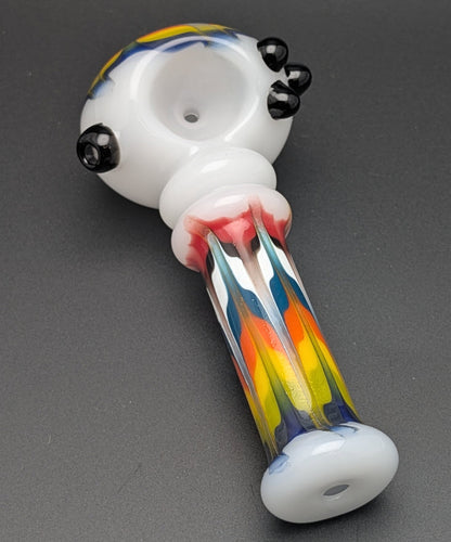 5" Glass Spoon Multi Colored 01