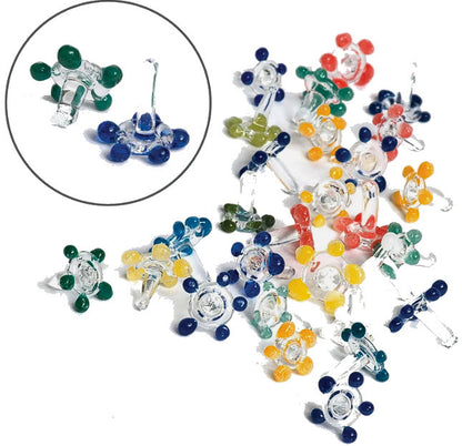 200 pcs Glass Screens Daisy (Assorted Colors)