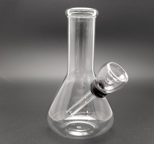 5" Glass Water Pipe Bong Clear Beaker