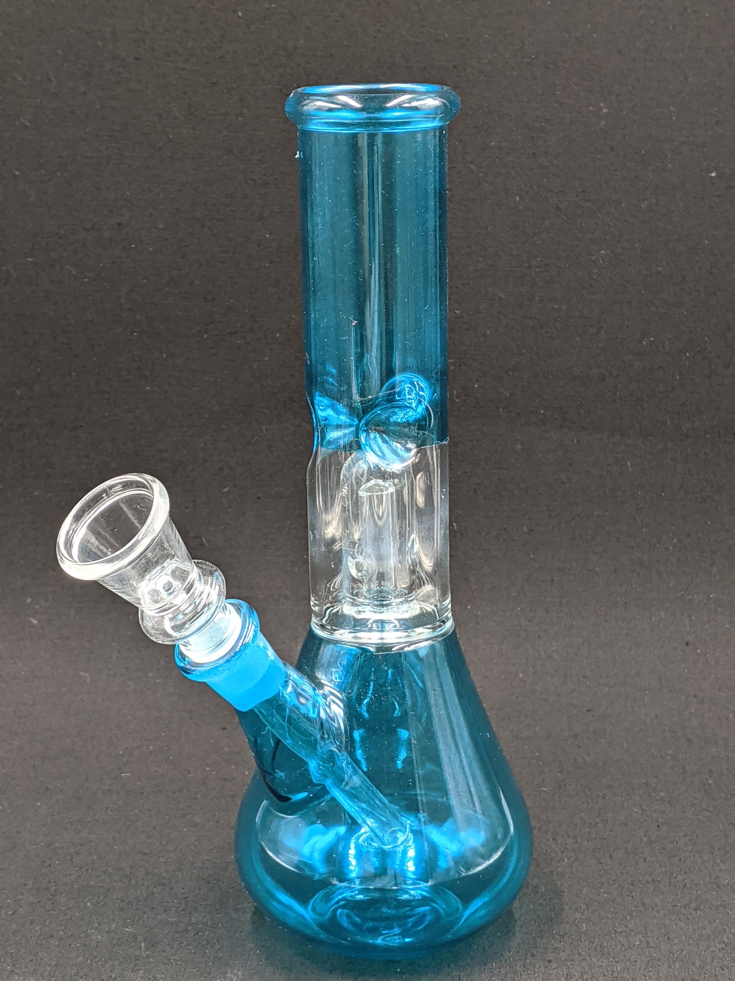 8" Glass Water Pipe Bong Sky + 5 FREE Screens