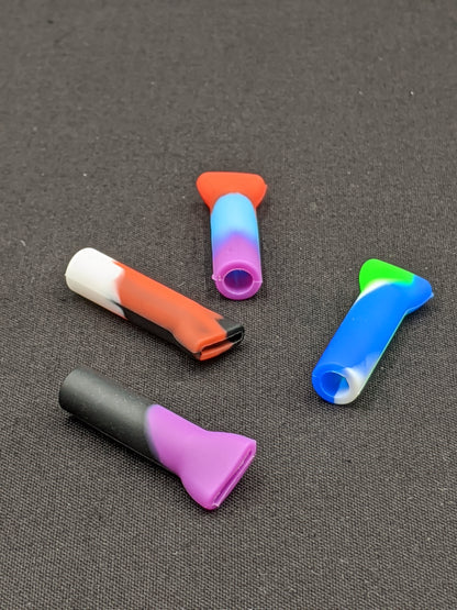 10 Pack - Reusable Silicone Filter Tips (Assorted Colors)