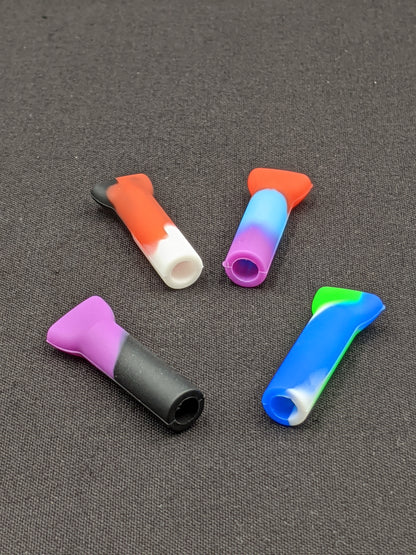 10 Pack - Reusable Silicone Filter Tips (Assorted Colors)