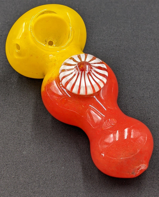 4" Glass Spoon Eye Style Y/R