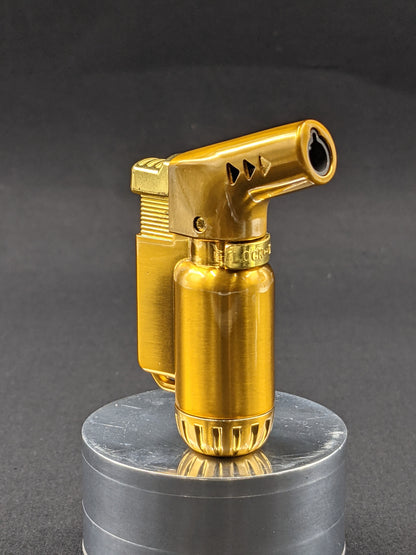 Jet Torch Windproof Butane Lighter Gold