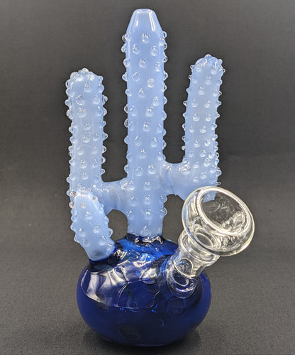 7" Glass Water Pipe Bong Cactus BL02