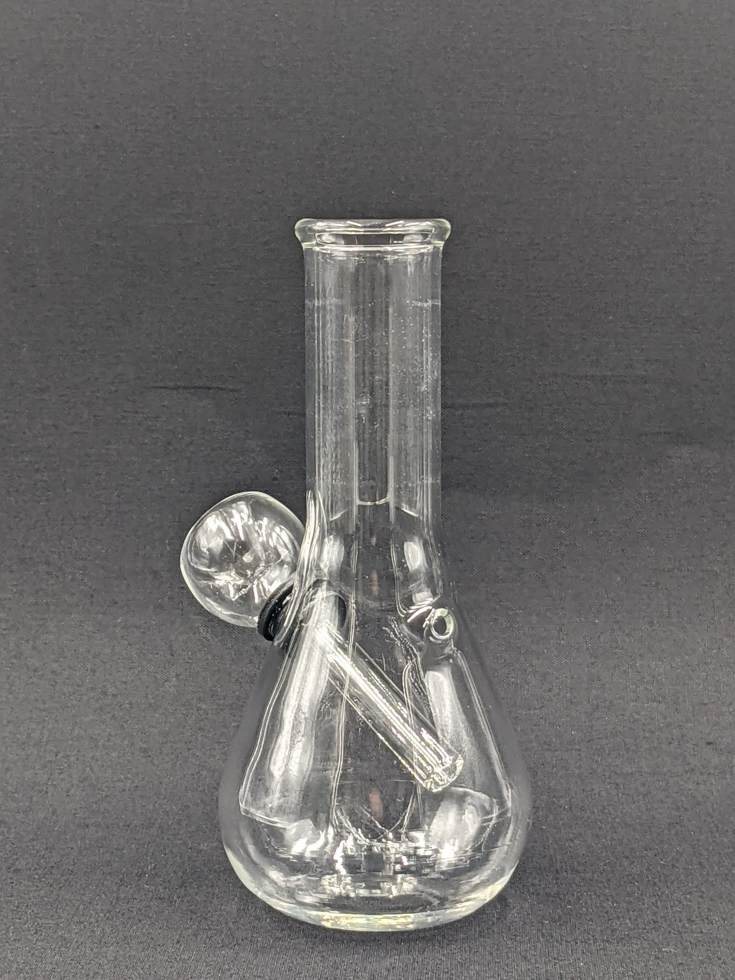 5" Glass Water Pipe Bong Clear Beaker