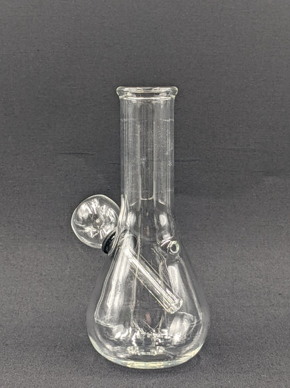 5" Glass Water Pipe Bong Clear Beaker
