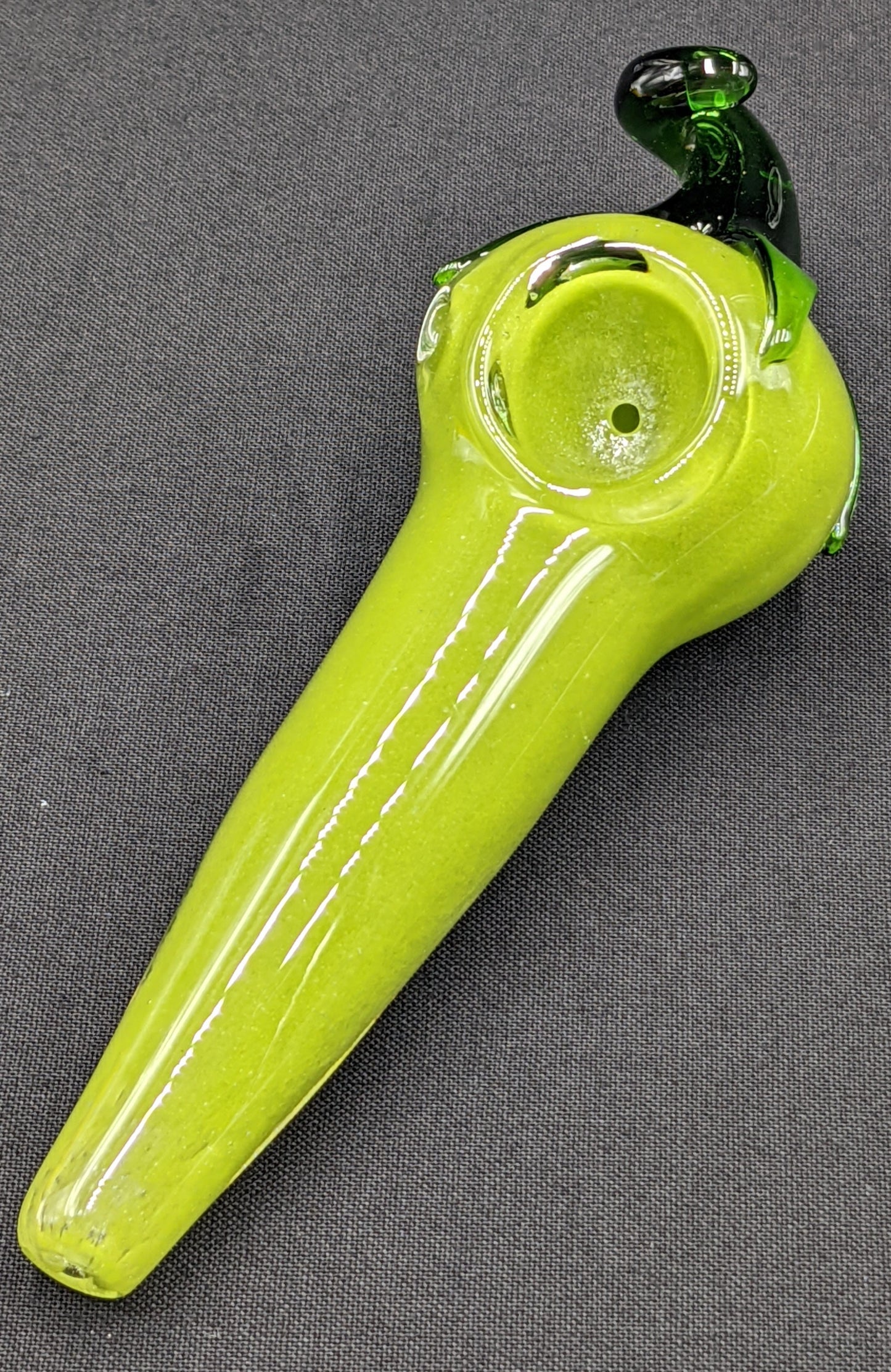 5" Glass Spoon Pepper GR