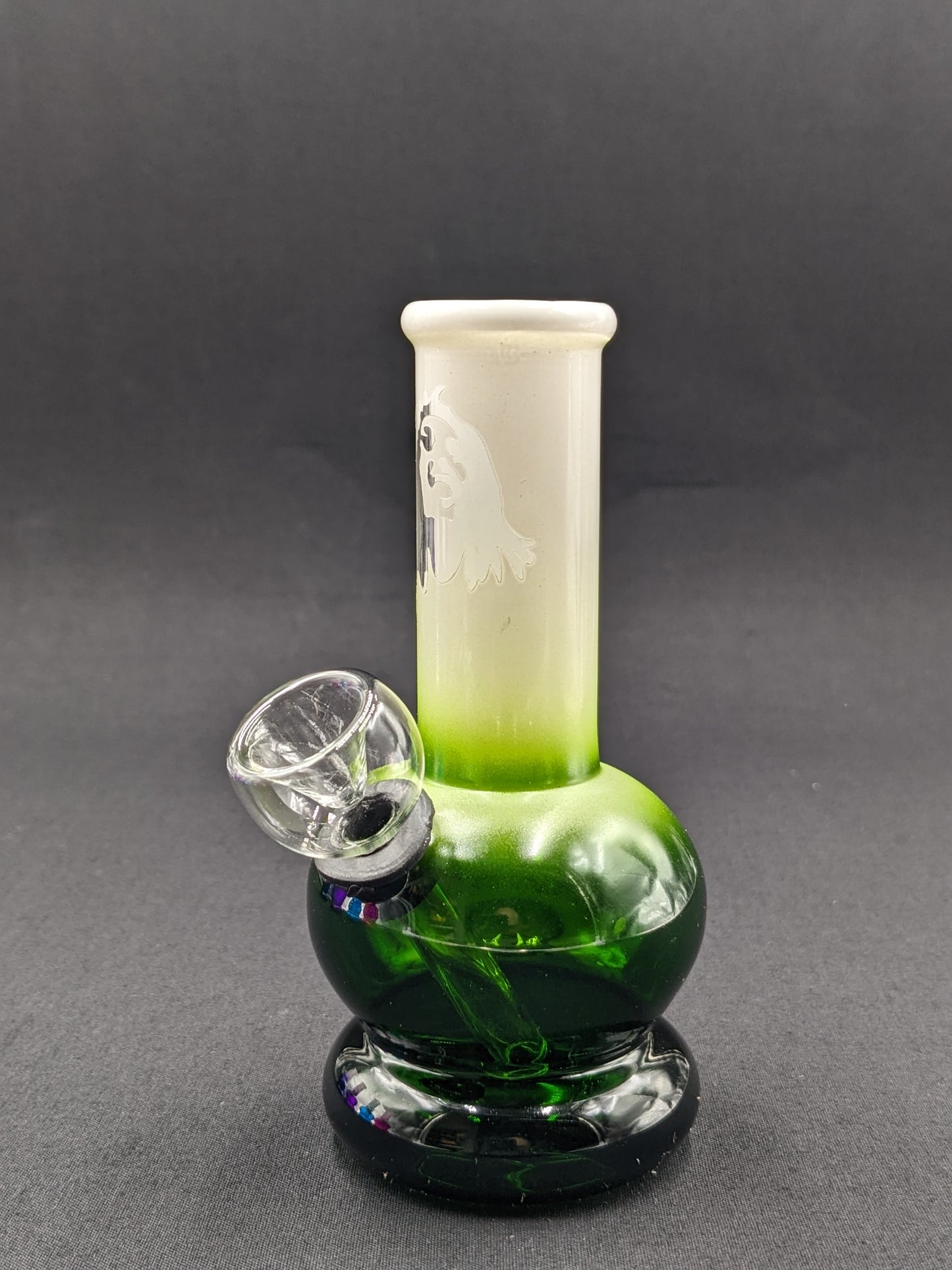 5" Glass Water Pipe Bong Green Marley