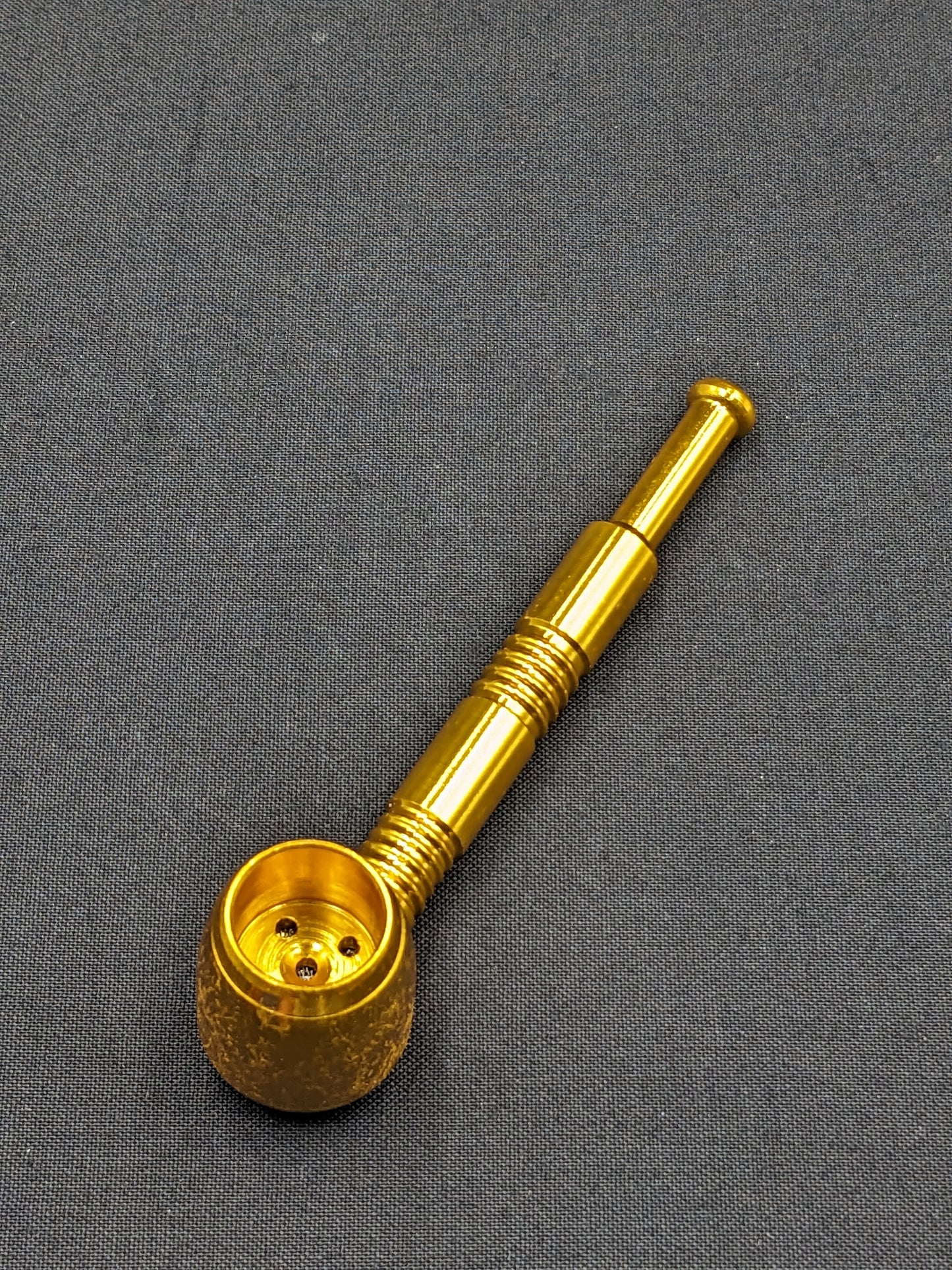 4" Metal Spoon + 5 FREE Screens! Gold