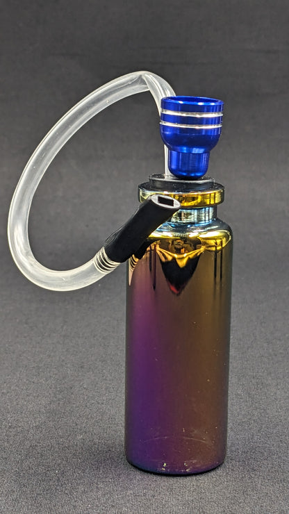 4" Water Pipe Bong w/ Hose Rainbow