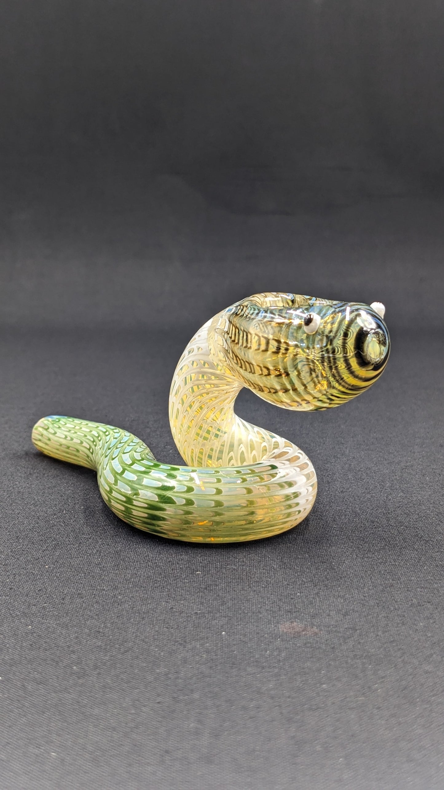 5.5" Snake Glass Bowl Pipe BH