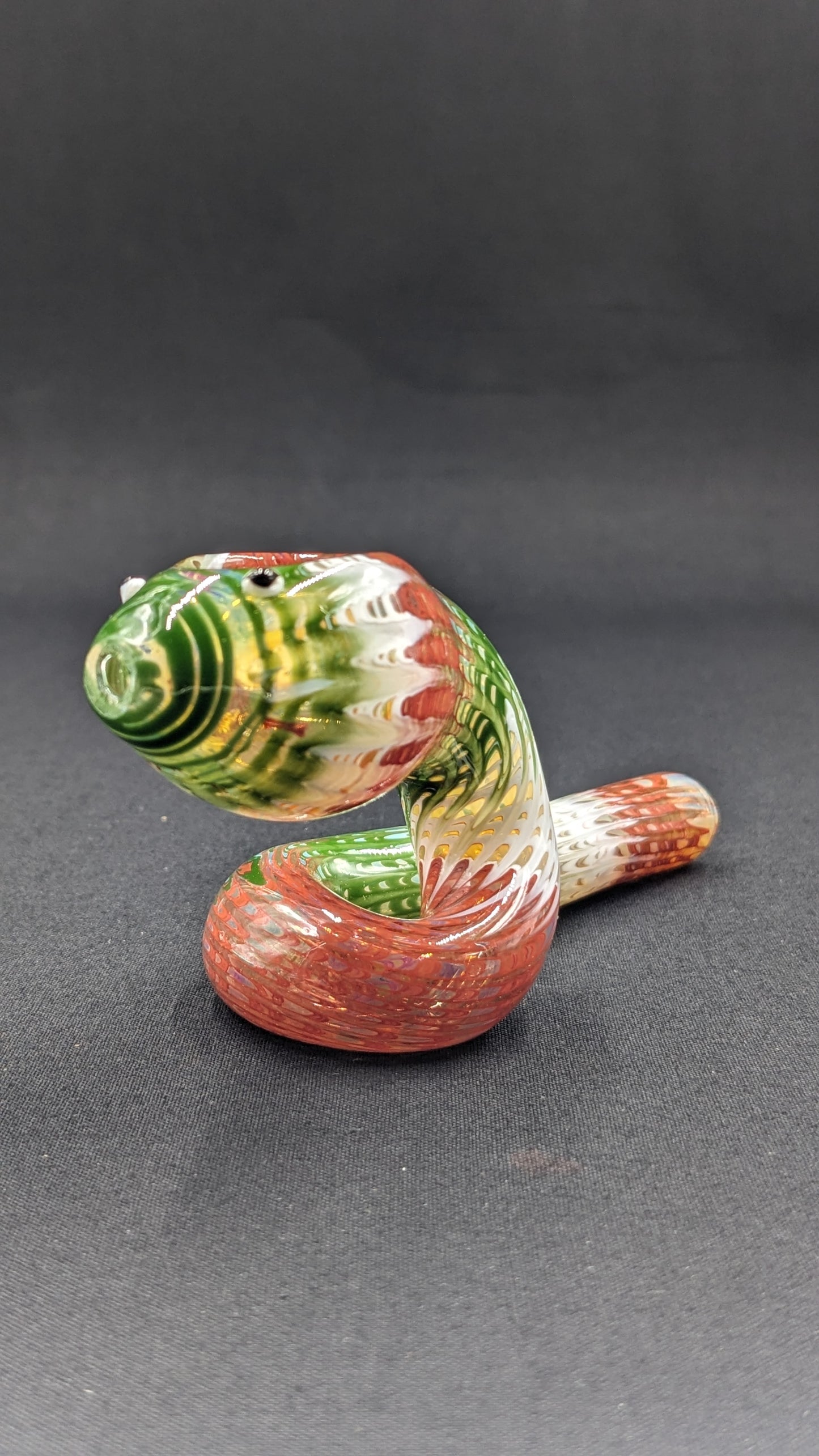 5.5" Snake Glass Bowl Pipe GWR