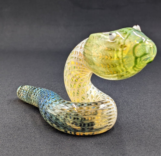 5.5" Snake Glass Bowl Pipe GH