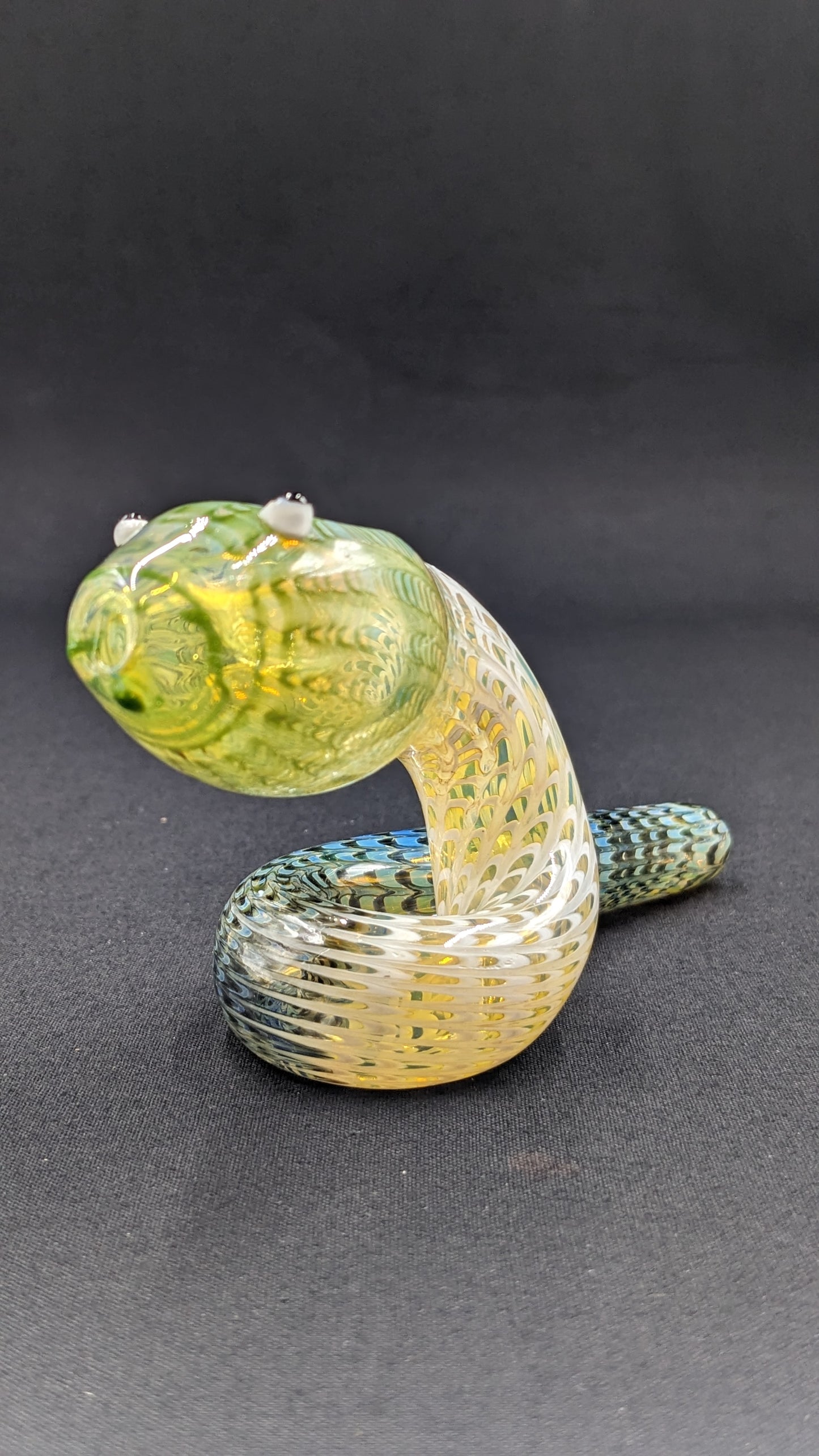 5.5" Snake Glass Bowl Pipe GH