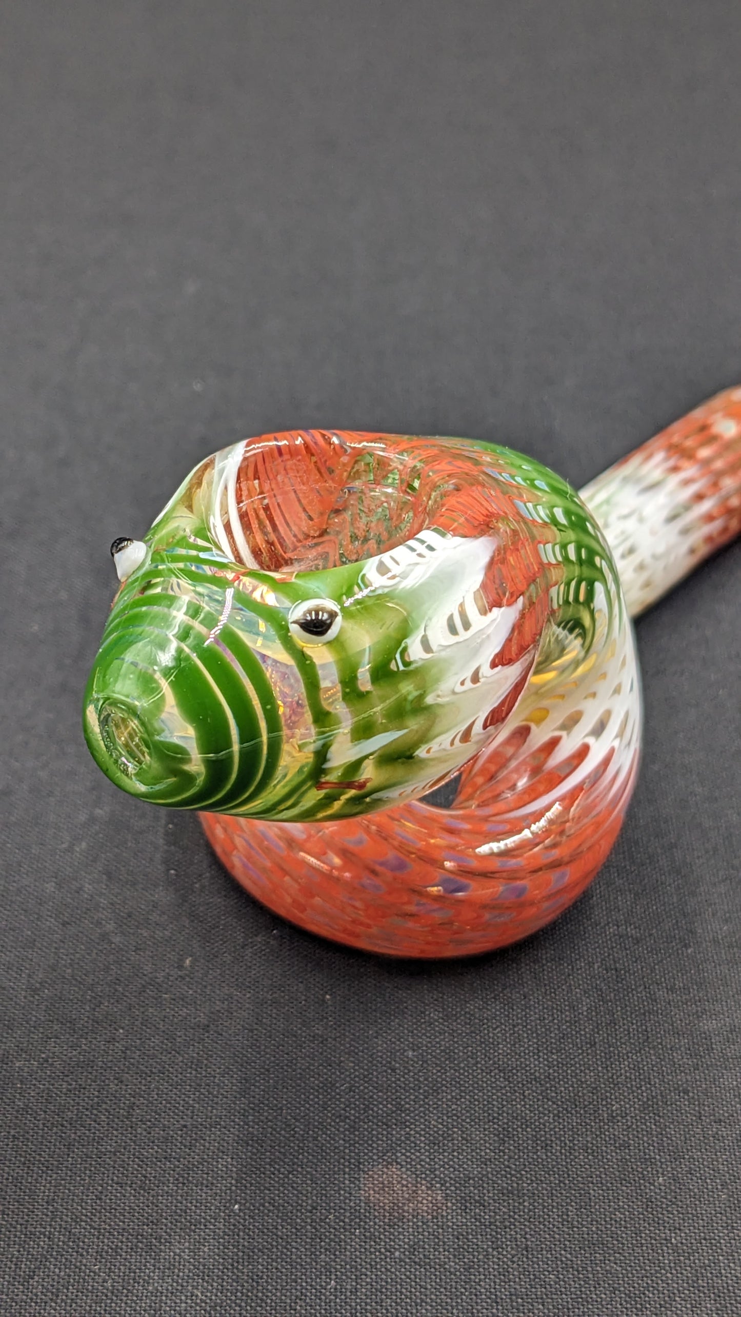 5.5" Snake Glass Bowl Pipe GWR