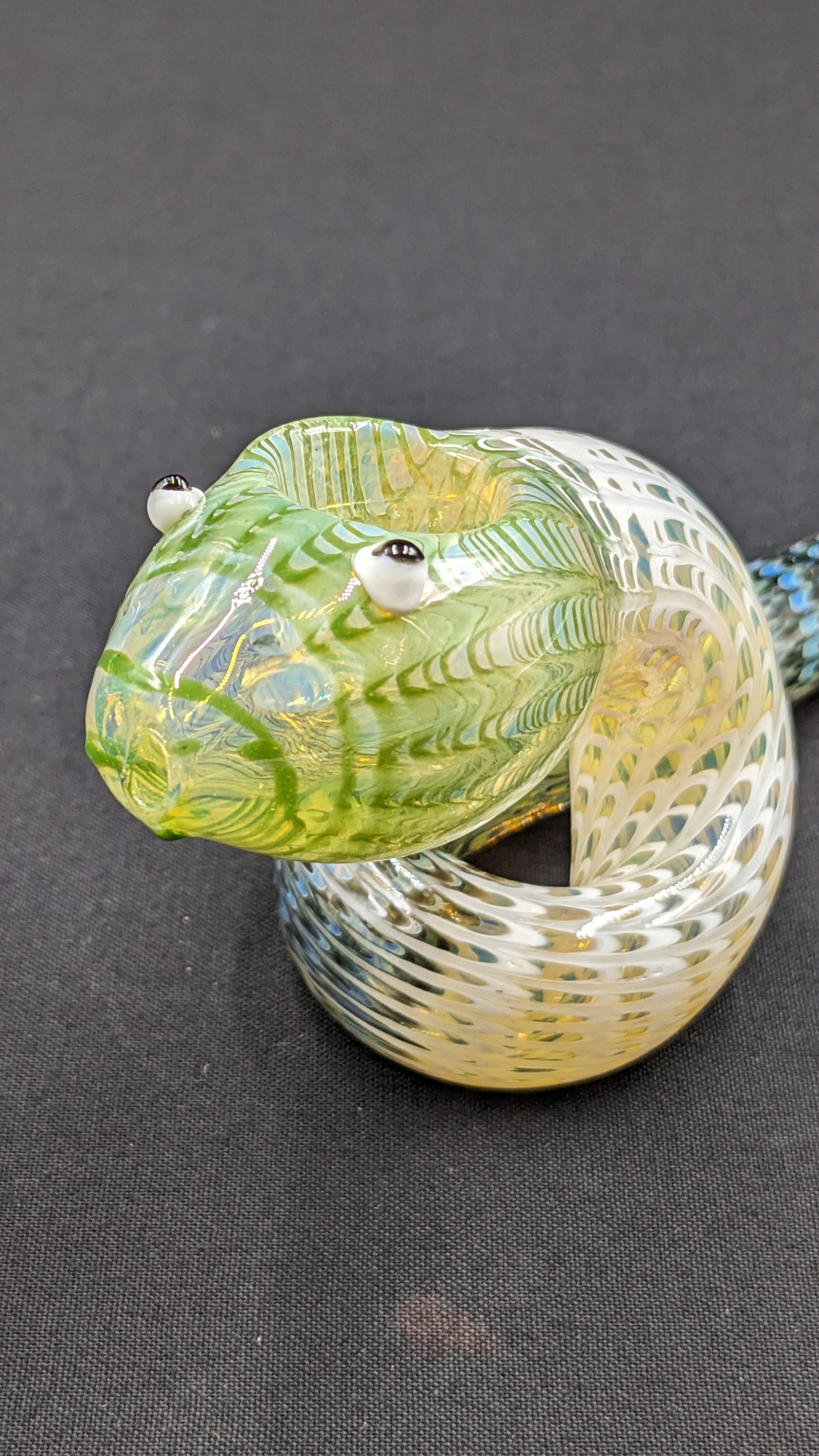 5.5" Snake Glass Bowl Pipe GH