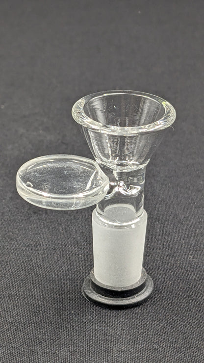 14mm Male Slide Bowl Glass with Disc for Water Pipes - Disc Style