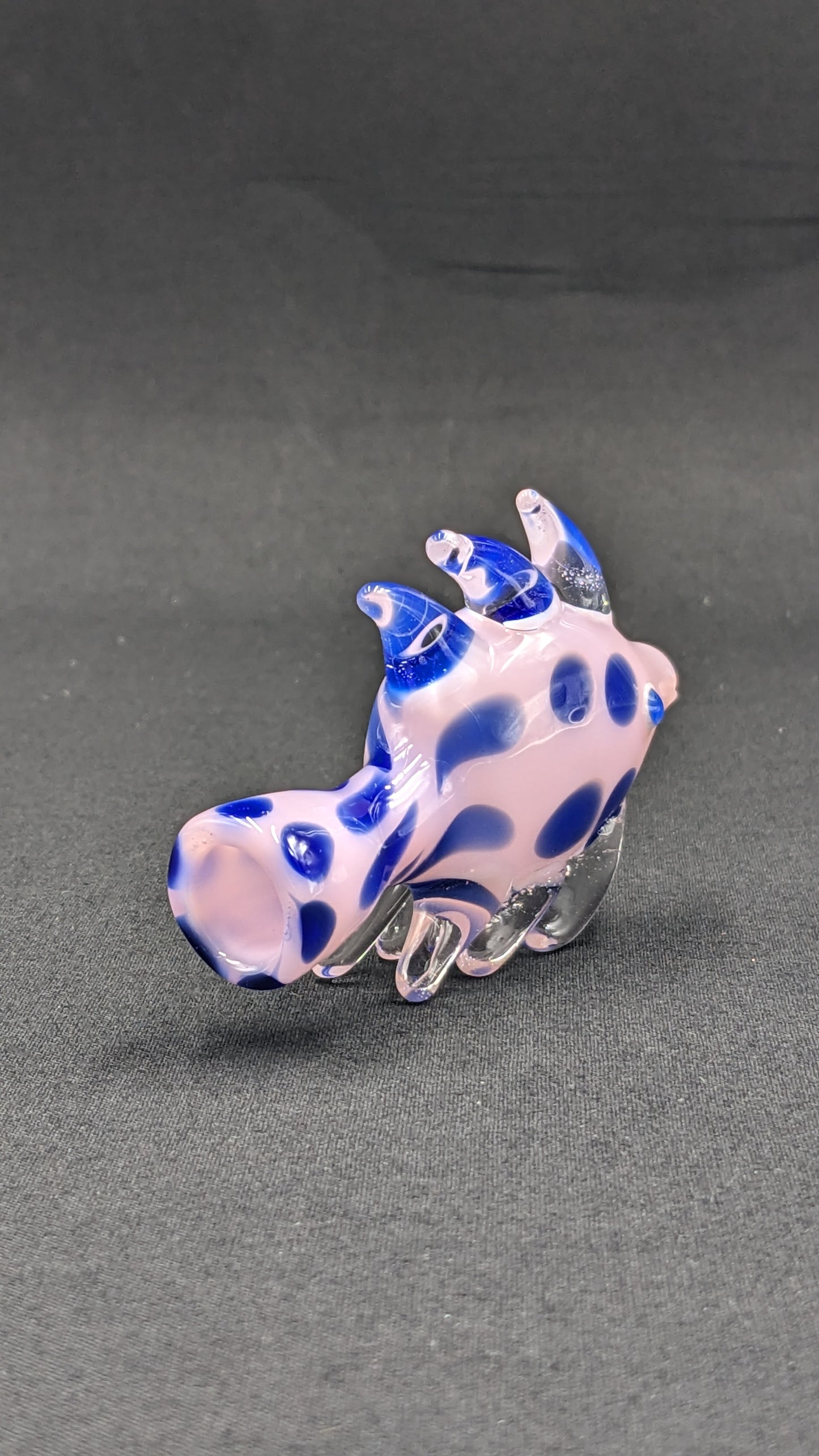 3" Glass One Hitter Fish PKBL