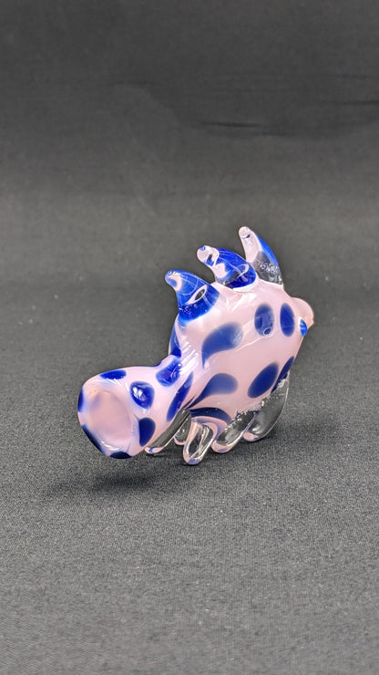 3" Glass One Hitter Fish PKBL