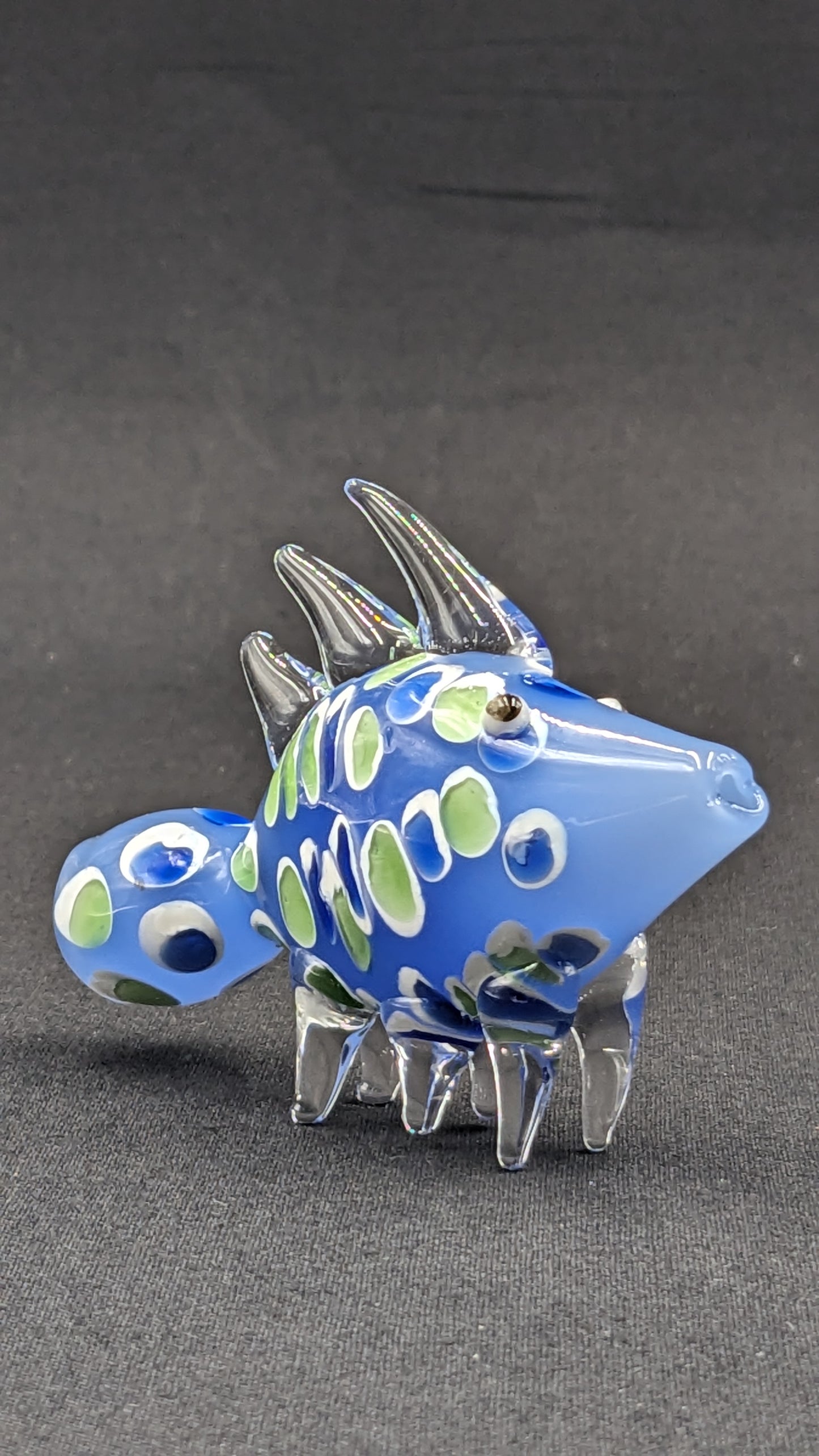 3" Glass One Hitter Fish 3J