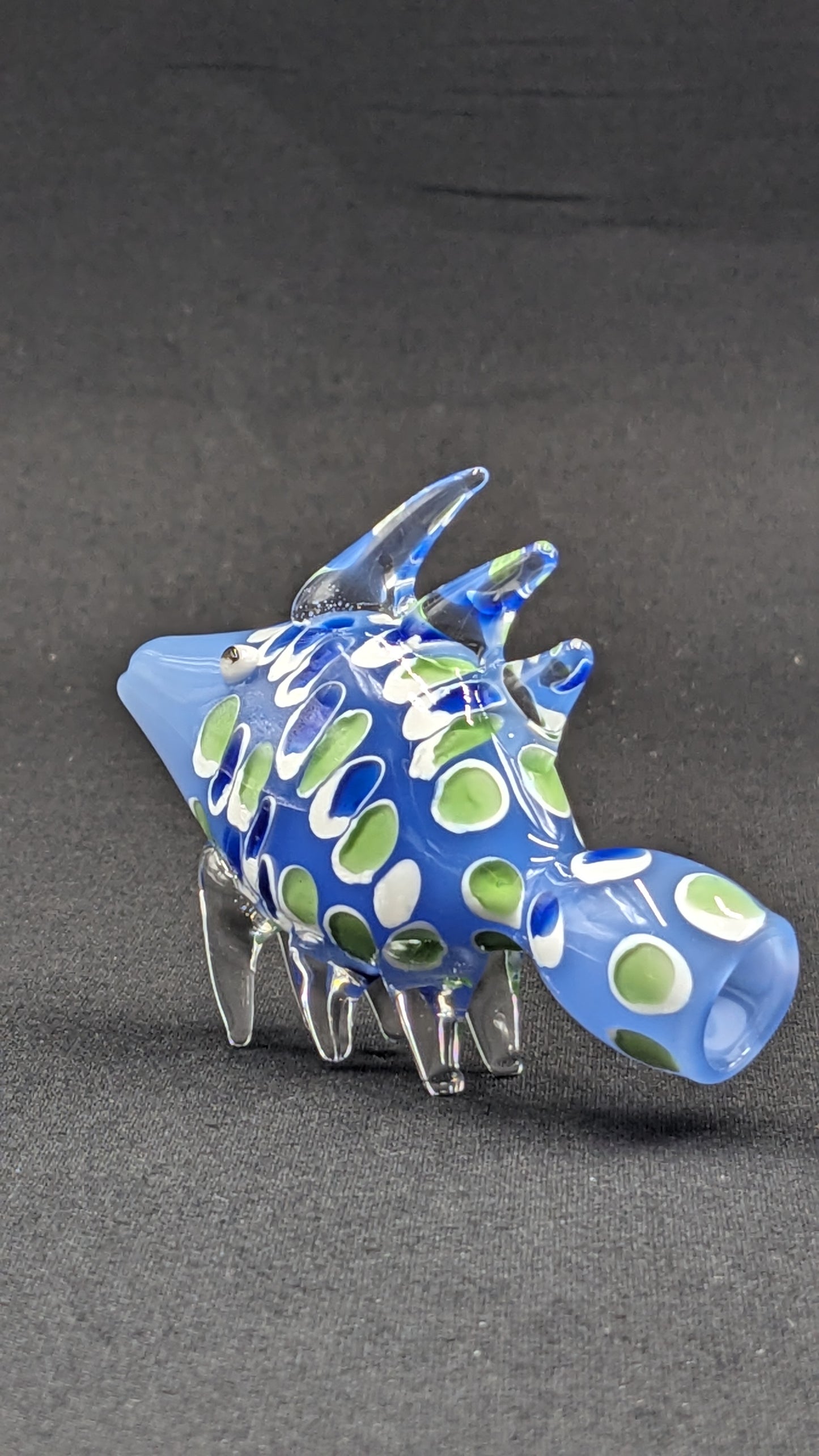 3" Glass One Hitter Fish 3J