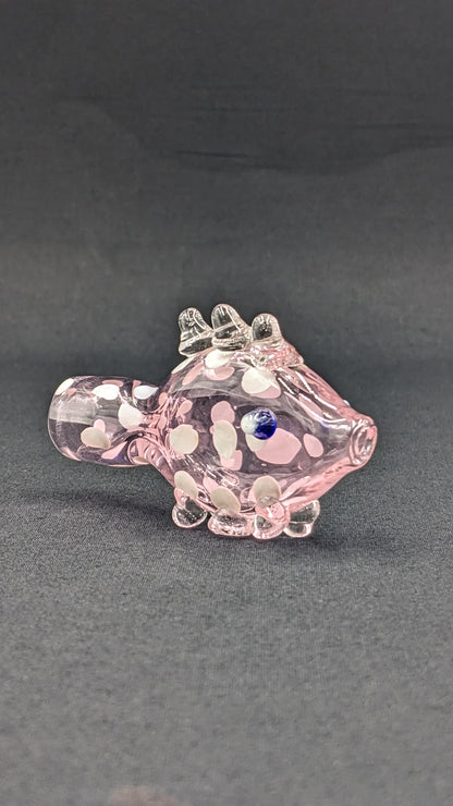 3" Glass One Hitter Fish CP