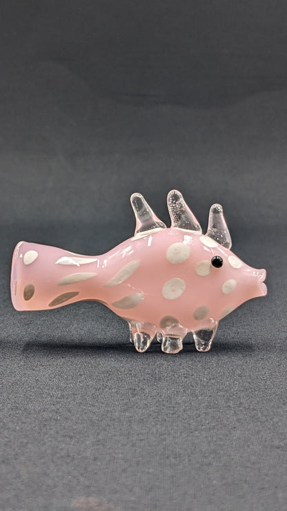 3" Glass One Hitter Fish PKW