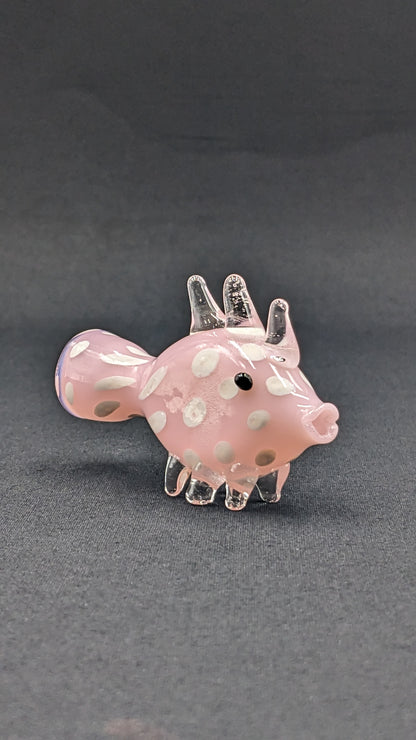 3" Glass One Hitter Fish PKW