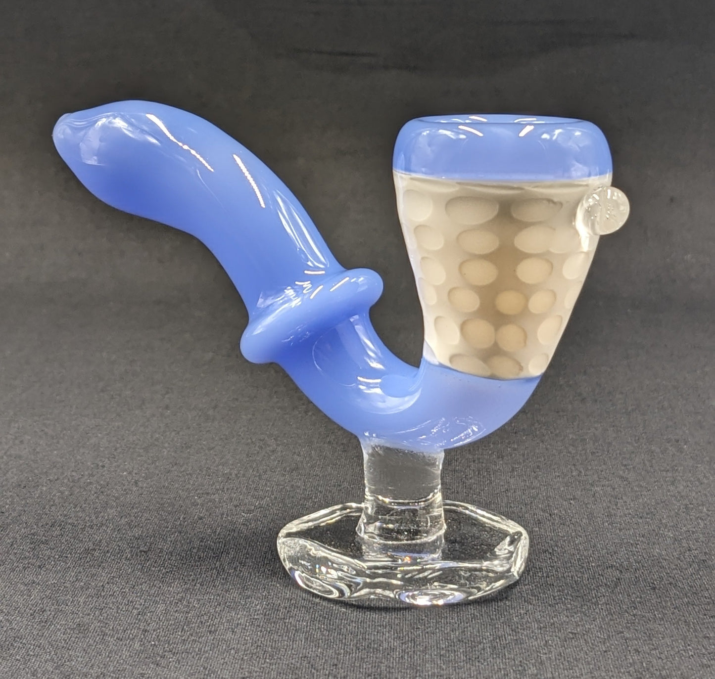 4.5" Glass Sherlock Pipe w/ Attached Stand LBW