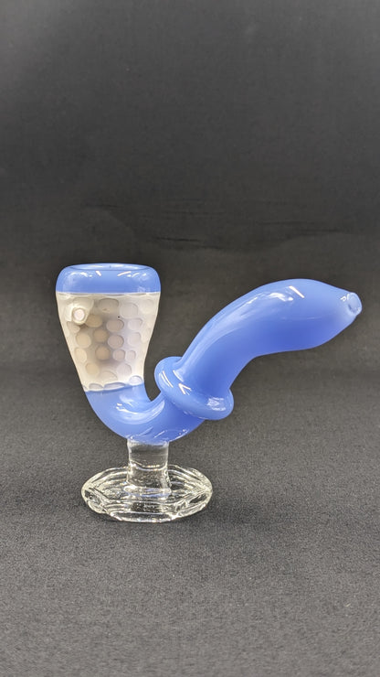 4.5" Glass Sherlock Pipe w/ Attached Stand LBW