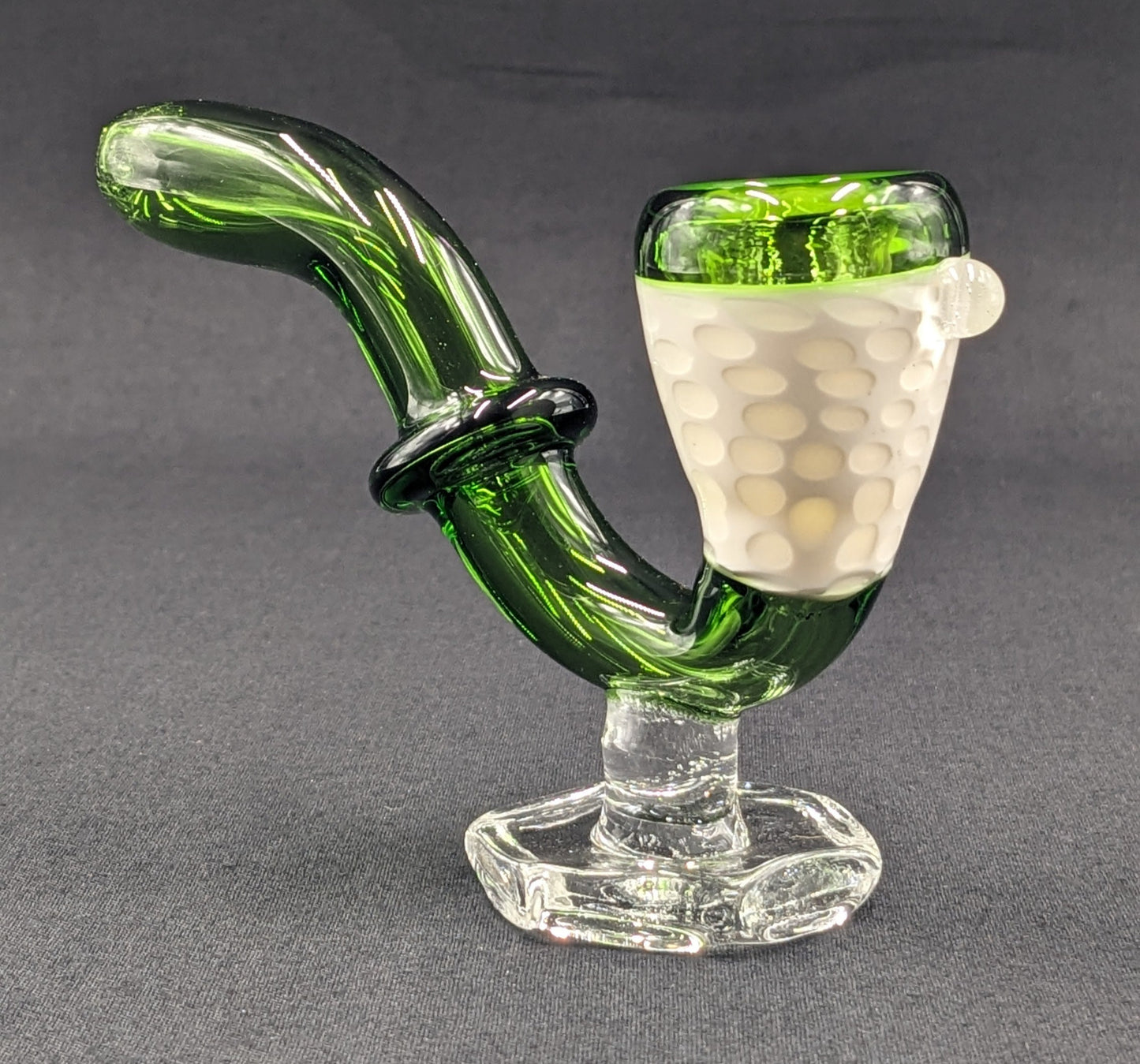4.5" Glass Sherlock Pipe w/ Attached Stand GW