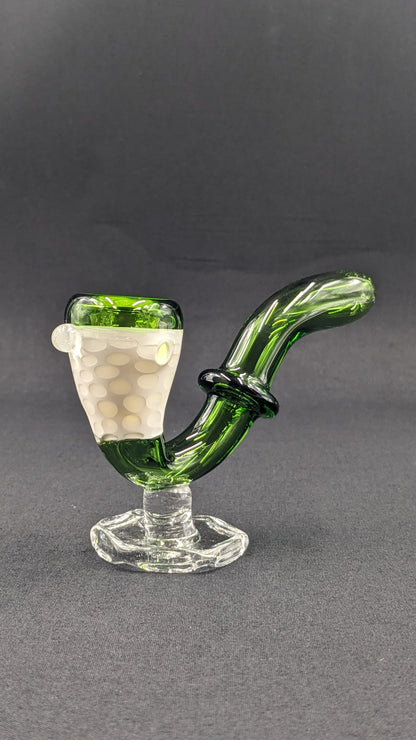 4.5" Glass Sherlock Pipe w/ Attached Stand GW