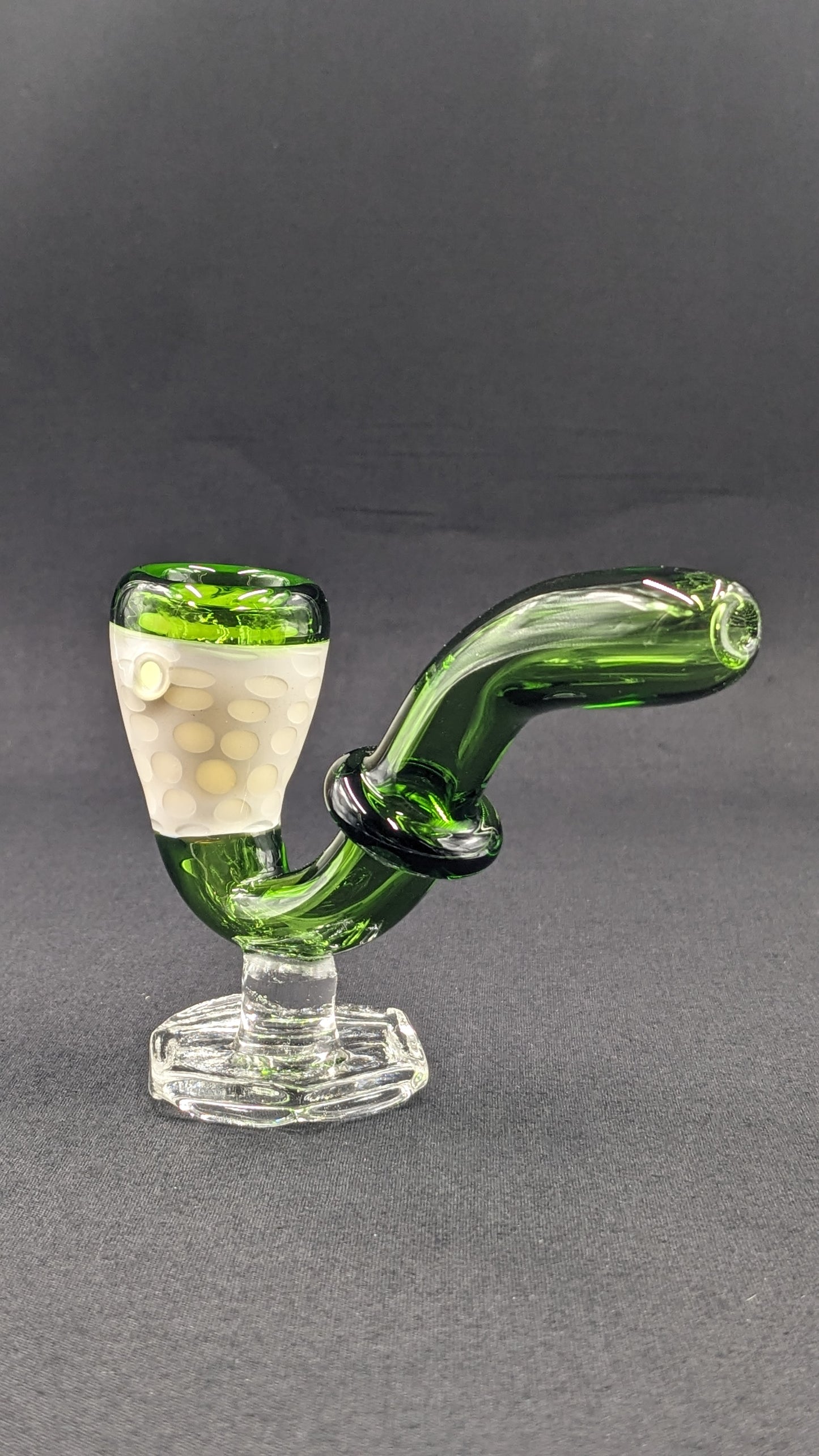 4.5" Glass Sherlock Pipe w/ Attached Stand GW