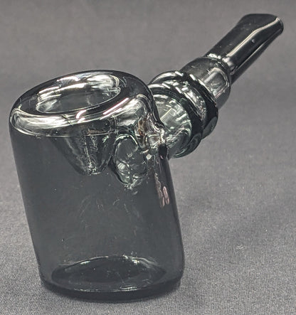 5.25" Glass Bowl Hammer Gray