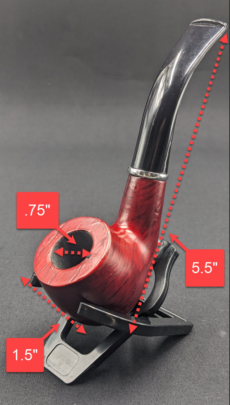 5.5" Wood Sherlock Pipe WD09