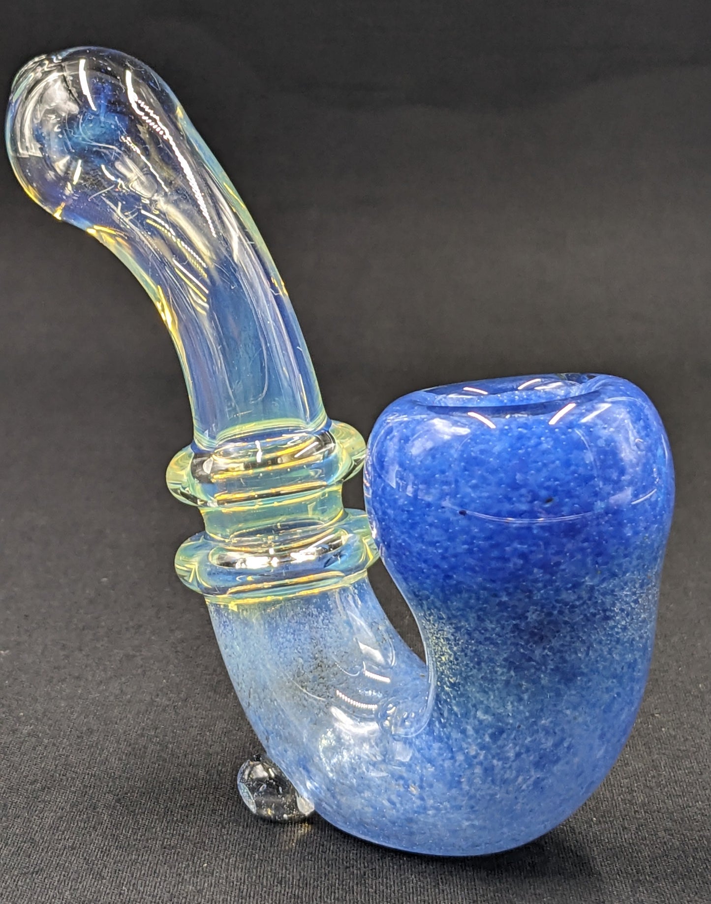4" Glass Sherlock Pipe B02
