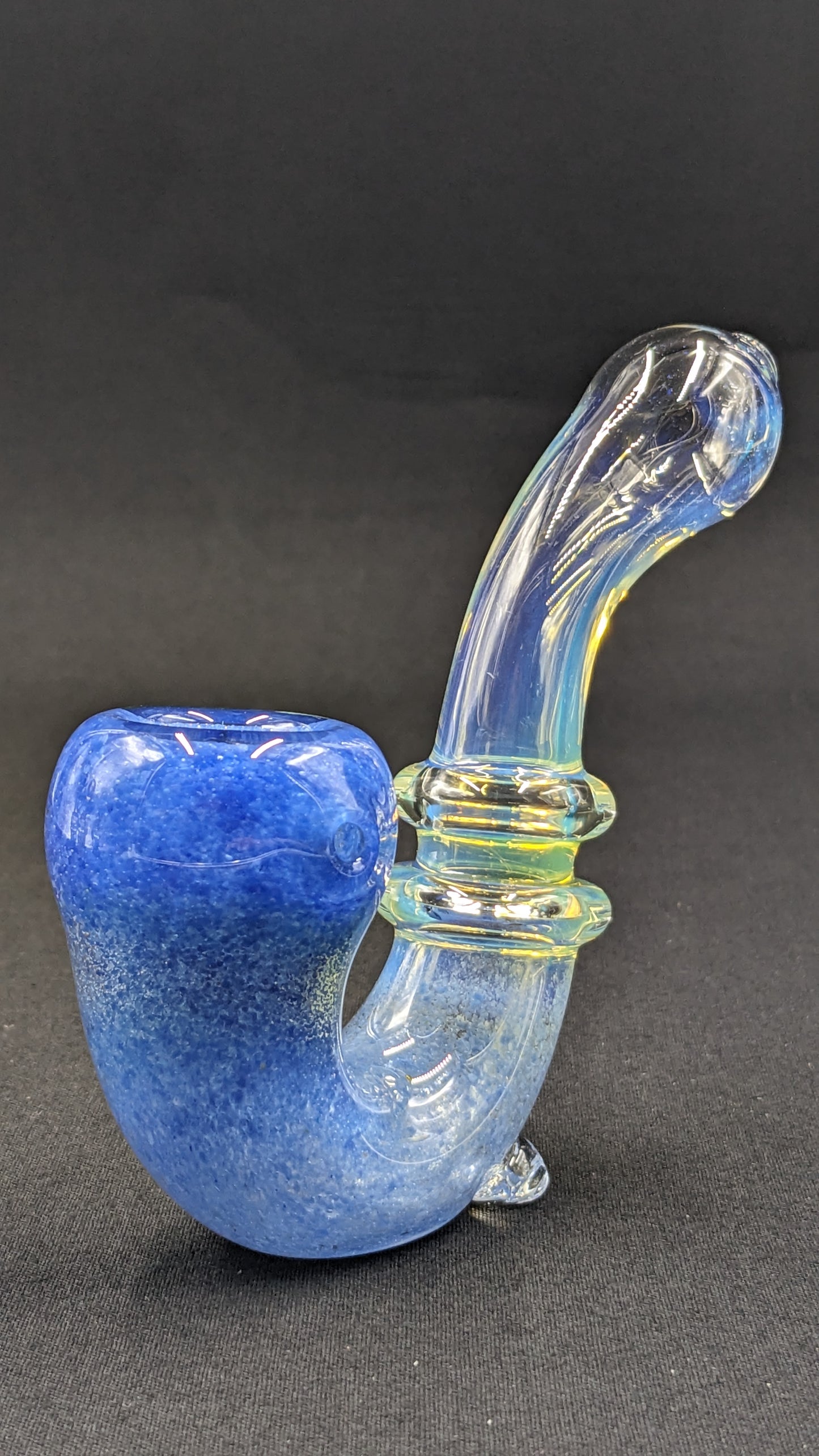 4" Glass Sherlock Pipe B02