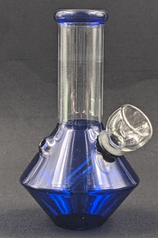 5" Glass Water Pipe Bong UFO Blue