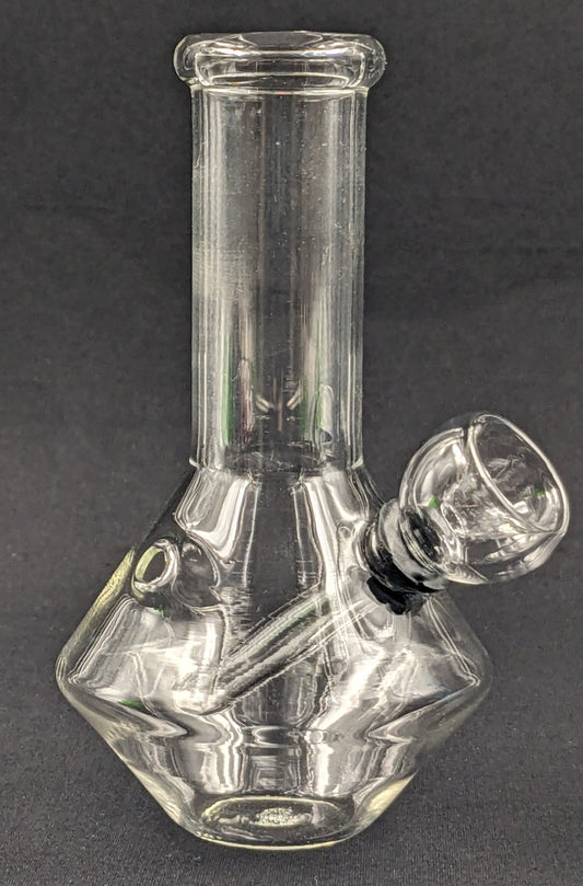 5" Glass Water Pipe Bong UFO Clear