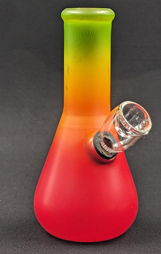 5" Glass Water Pipe Bong Rasta